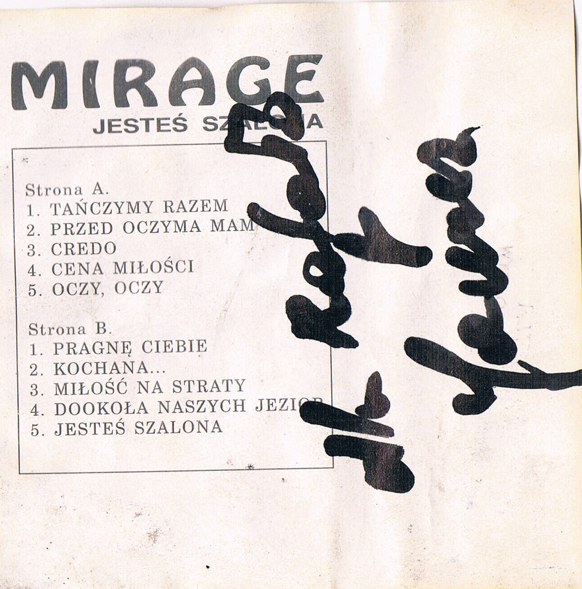 Mirage - Autograf